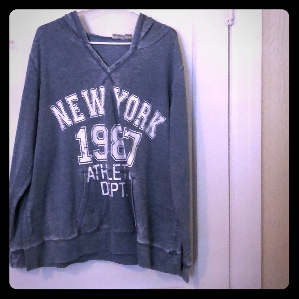 Blue/gray hoodie